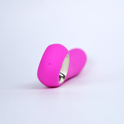 LA-50029 Pink/ LEALSO Вибратор перезаряжаемый  LICI MASSAGER,  L= 14 см, Ф= 3 см, силикон