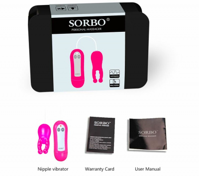 SB-8108 Orange/ Вибростимулятор для сосков Nipple Vibrator