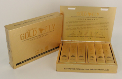 Spanish GOLD FLY/ золотая шпанская мушка (жидкость 5 мл)/ женское натуральное возбуждающее средство