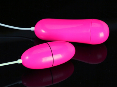 SB-8107 Pink/ Виброяичко с силиконовой насадкой