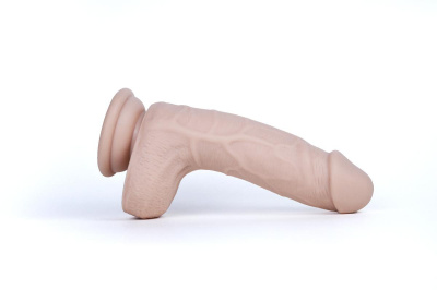 LA-40046 Flesh/ LEALSO Фаллоимитатор DILDO PETTY, L=13 см, Ф=4 см, материал Liquid Silicone