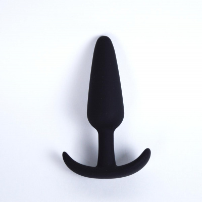 LA-11028 Black/ LEALSO Анальная пробка, L = 12,5см, d = 3,3см, черная