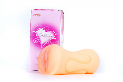 LA-60097 Flesh/ LEALSO Мастурбатор двусторонний вагина - ротик  ARTIFICIAL LOVER