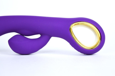 LA-50030 Purple/ LEALSO Вибратор перезаряжаемый с клиторальной стимуляцией MIYA, пурпурный