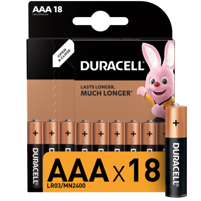 Батарейка DURACELL-AAA "мизинчиковая" (AAA/LR03)