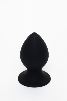 14001/ Анальная втулка силиконовая Large Anal Plug (черная)