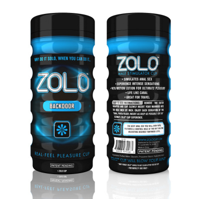 ZOLOBD/ Zolo Мастурбатор Back Door Cup Blue OS