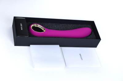 LA-50029 Rose/ LEALSO Вибратор перезаряжаемый  LICI MASSAGER,  L= 14 см, Ф= 3 см, силикон