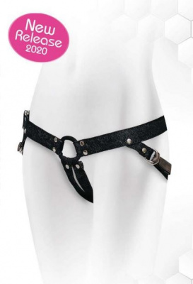 40779/ AD.Трусики - харнесс с силиконовым кольцом Strap-on